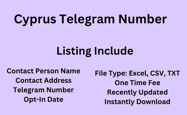 Cyprus telegram number