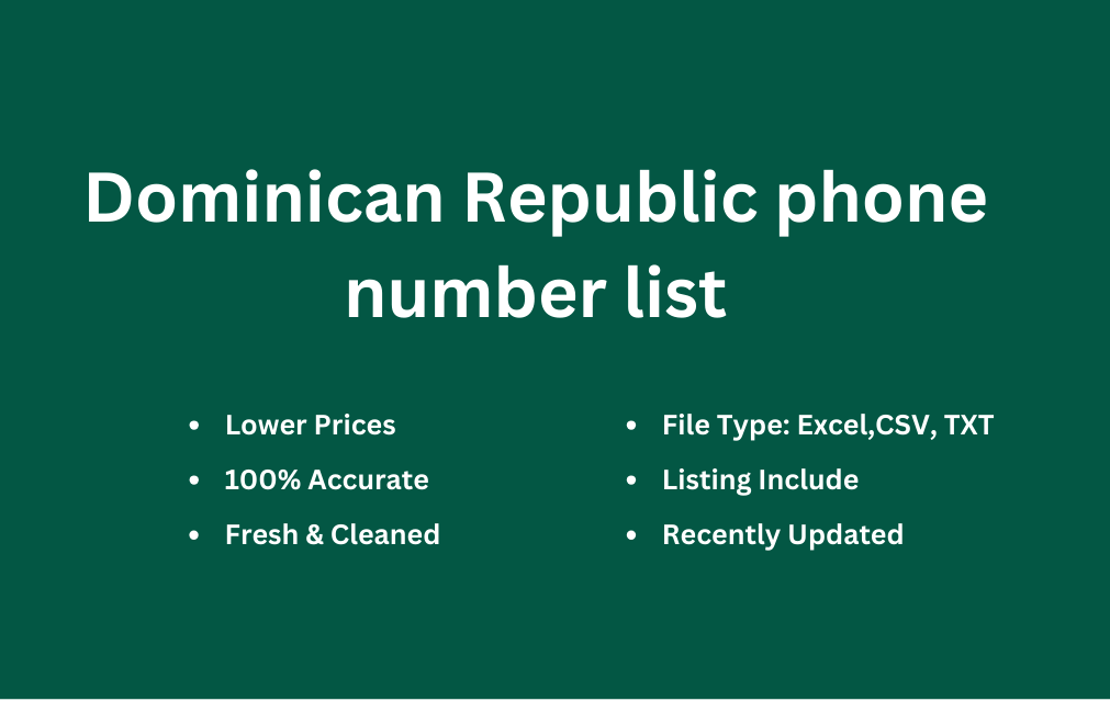 Dominican Republic phone number list