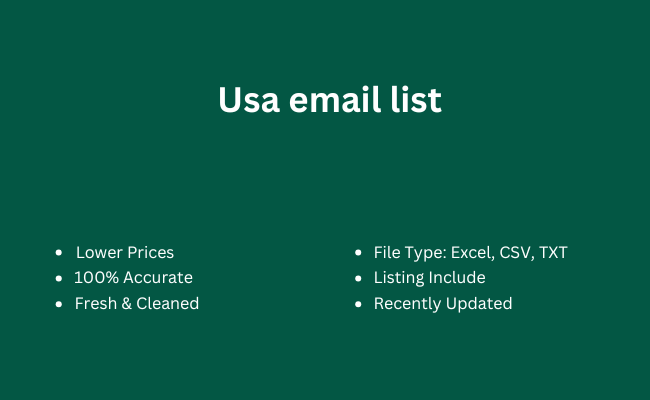 USA email list